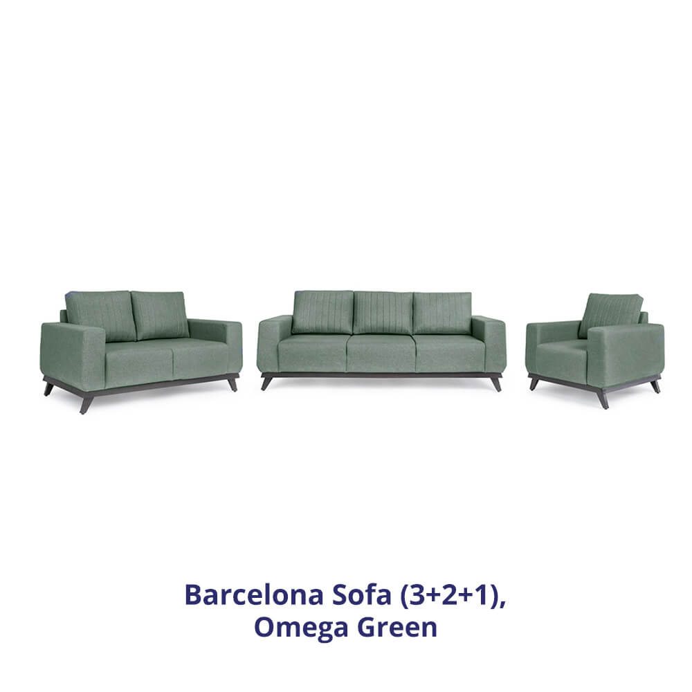 Wakefit Barcelona Sofa Set (3+2+1)