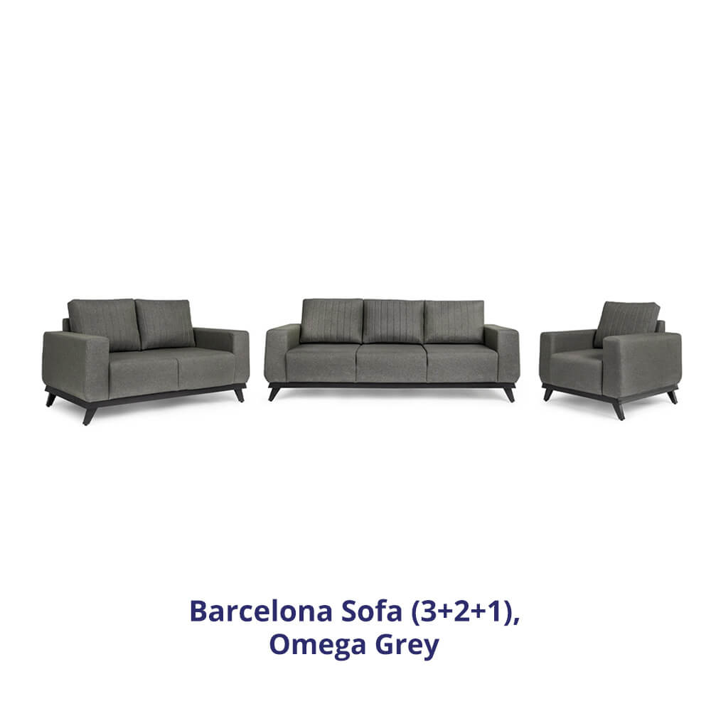 Wakefit Barcelona Sofa Set (3+2+1)