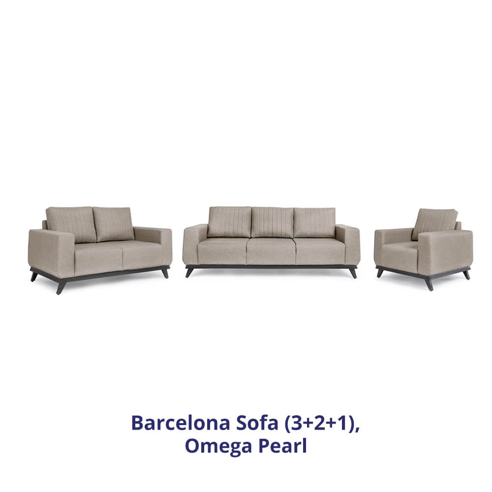 Wakefit Barcelona Sofa Set (3+2+1)