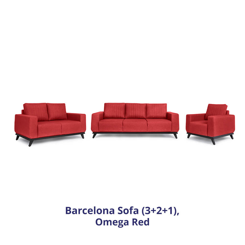 Wakefit Barcelona Sofa Set (3+2+1)