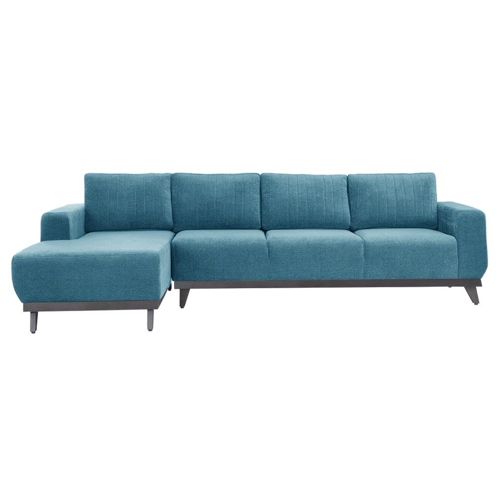 Wakefit Barcelona L Shape Sofa Set (3 Seater + Left Aligned Chaise)