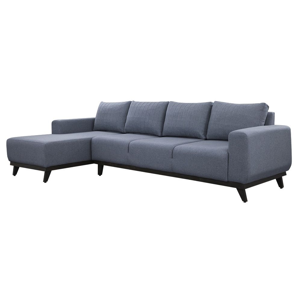 Wakefit Barcelona L Shape Sofa Set (3 Seater + Left Aligned Chaise)