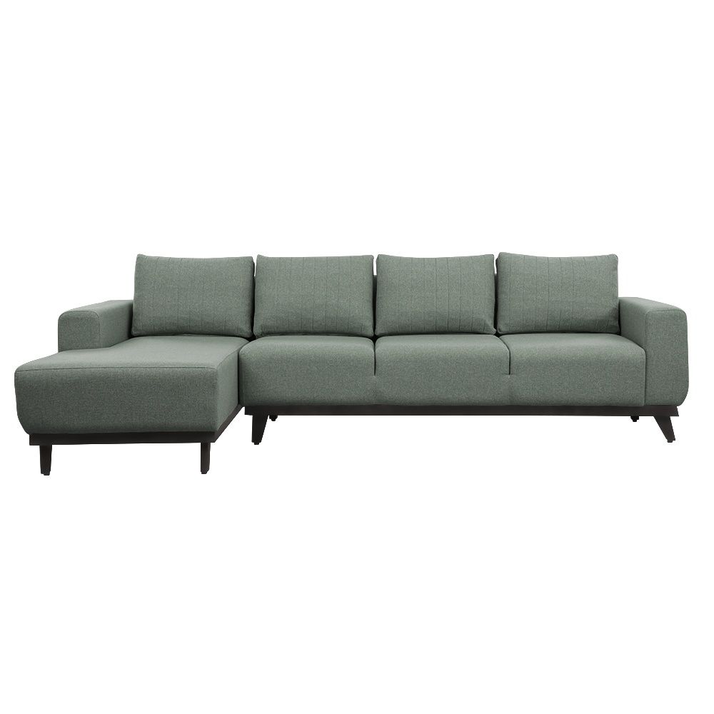 Wakefit Barcelona L Shape Sofa Set (3 Seater + Left Aligned Chaise)