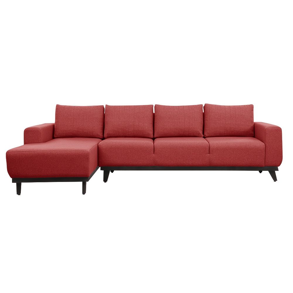 Wakefit Barcelona L Shape Sofa Set (3 Seater + Left Aligned Chaise)