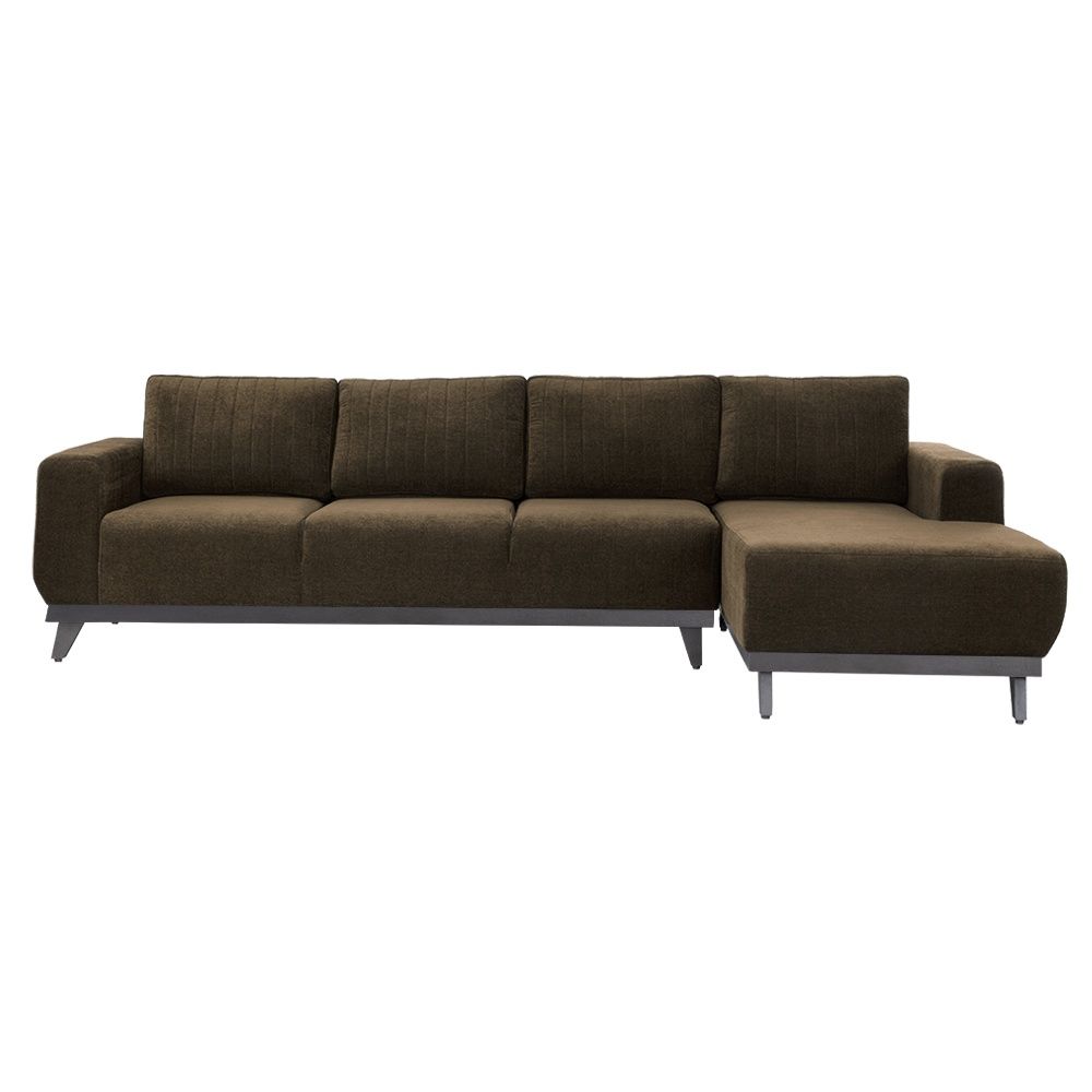 Wakefit Barcelona L Shape Sofa Set (3 Seater + Right Aligned Chaise)