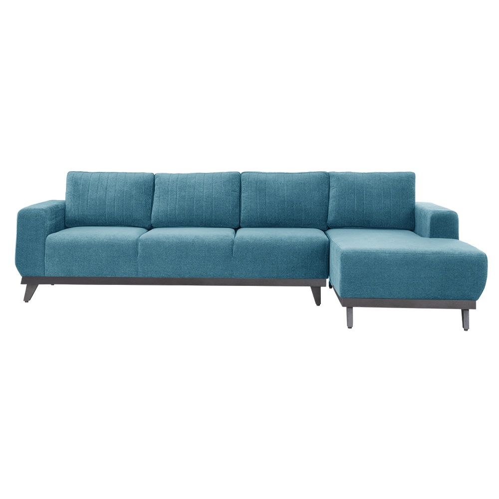 Wakefit Barcelona L Shape Sofa Set (3 Seater + Right Aligned Chaise)