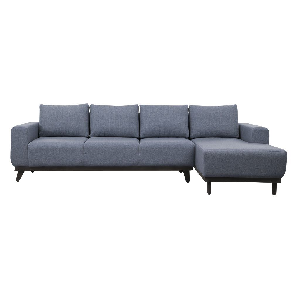 Wakefit Barcelona L Shape Sofa Set (3 Seater + Right Aligned Chaise)