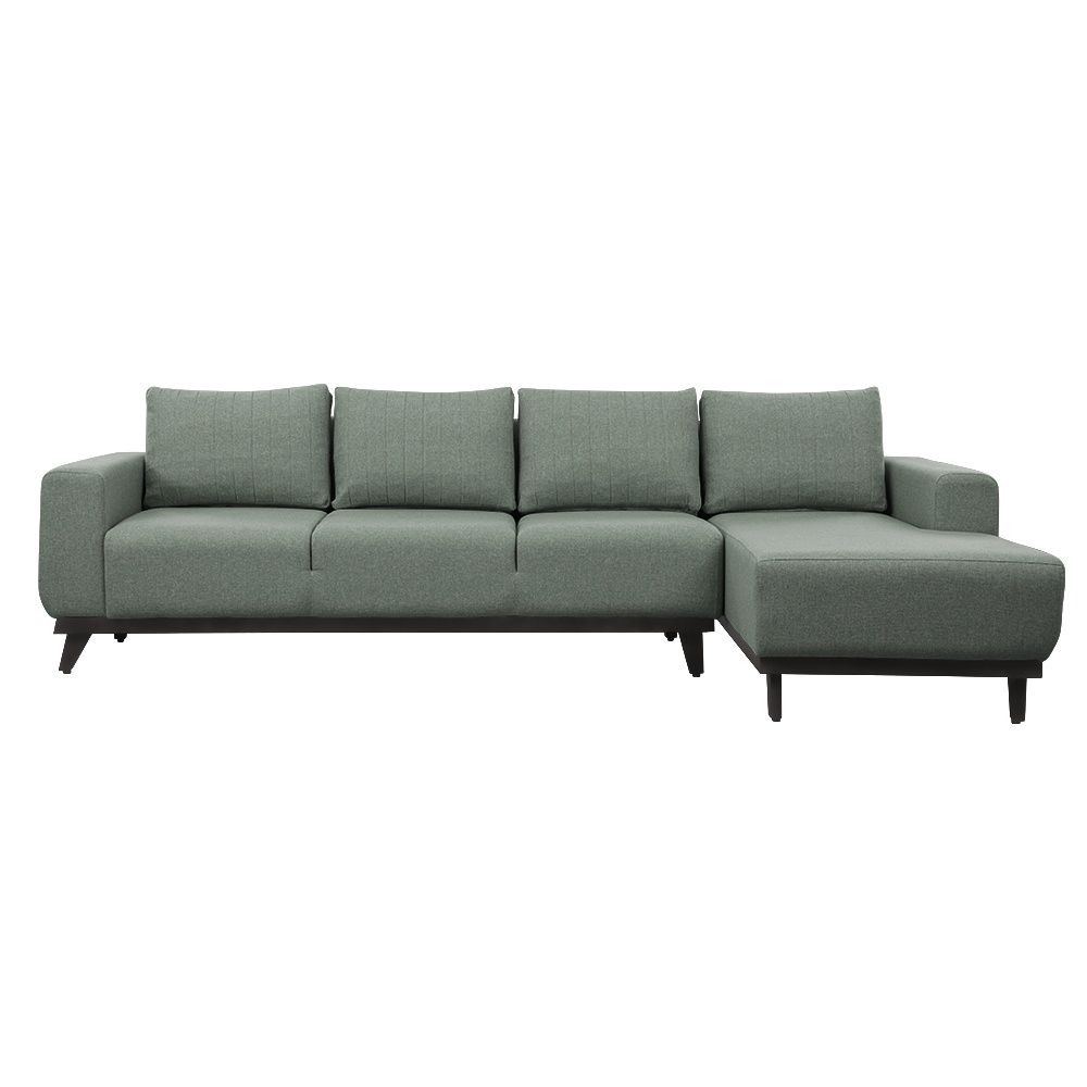 Wakefit Barcelona L Shape Sofa Set (3 Seater + Right Aligned Chaise)