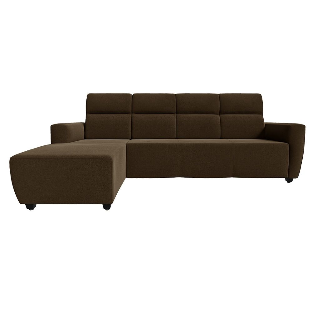 Wakefit Belize L Shape Sofa Set (3 Seater + Left Aligned Chaise)