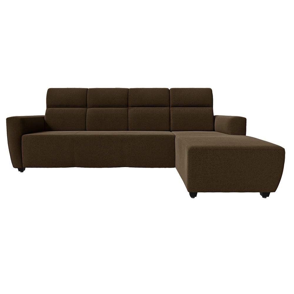 Wakefit Belize L Shape Sofa Set (3 Seater + Right Aligned Chaise)