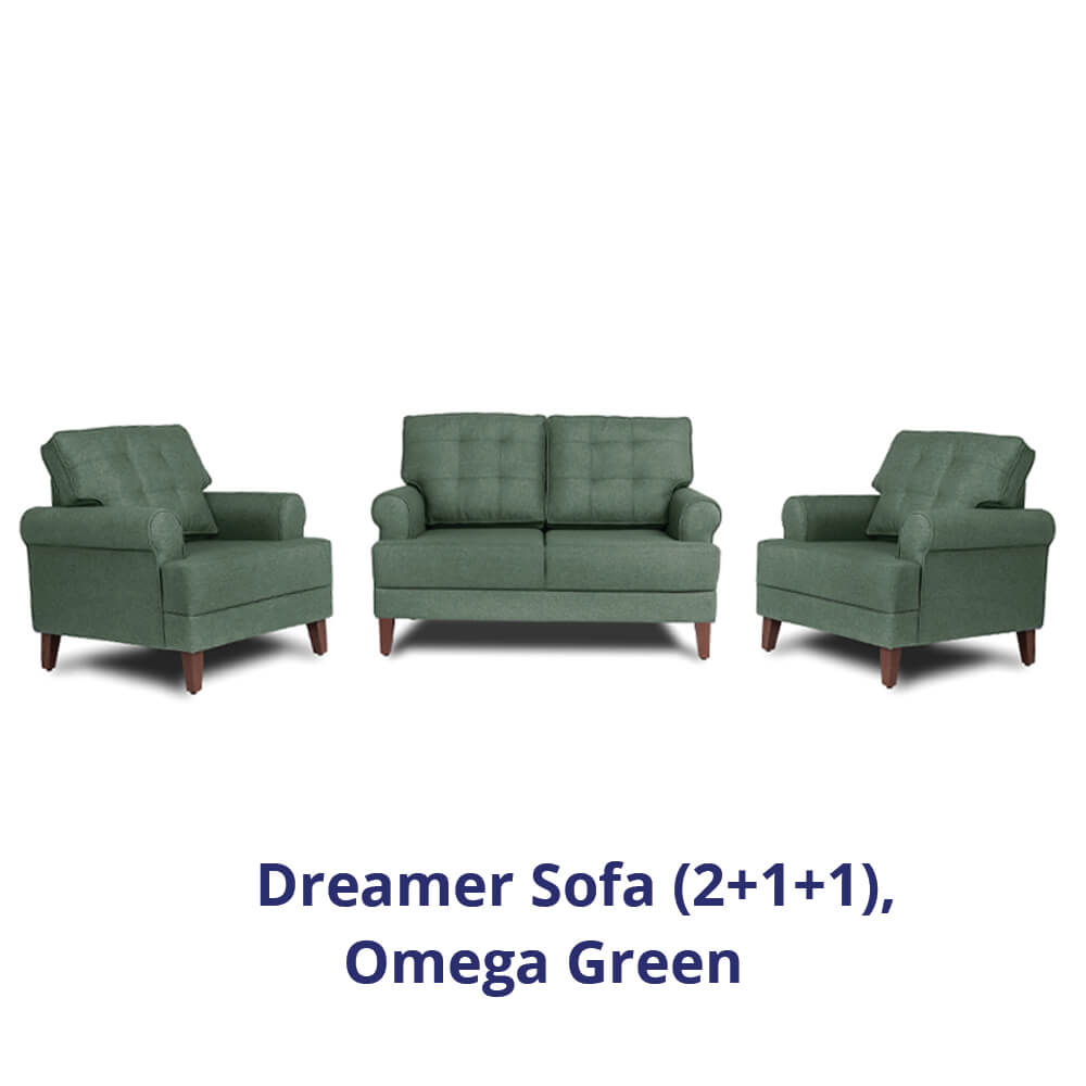 Wakefit Dreamer Sofa Set (2+1+1)