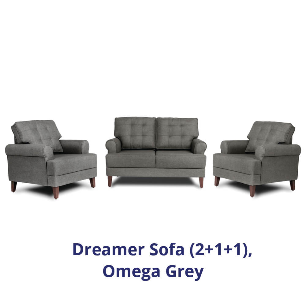 Wakefit Dreamer Sofa Set (2+1+1)
