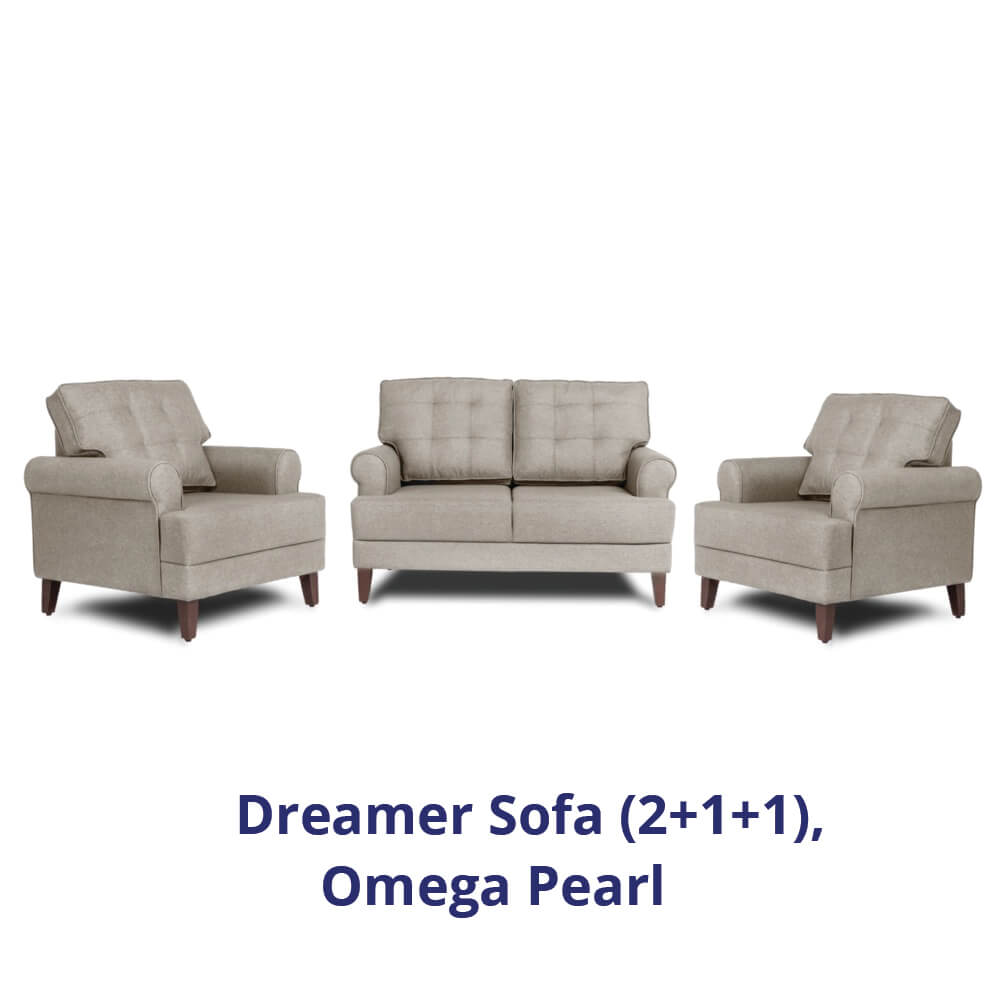 Wakefit Dreamer Sofa Set (2+1+1)