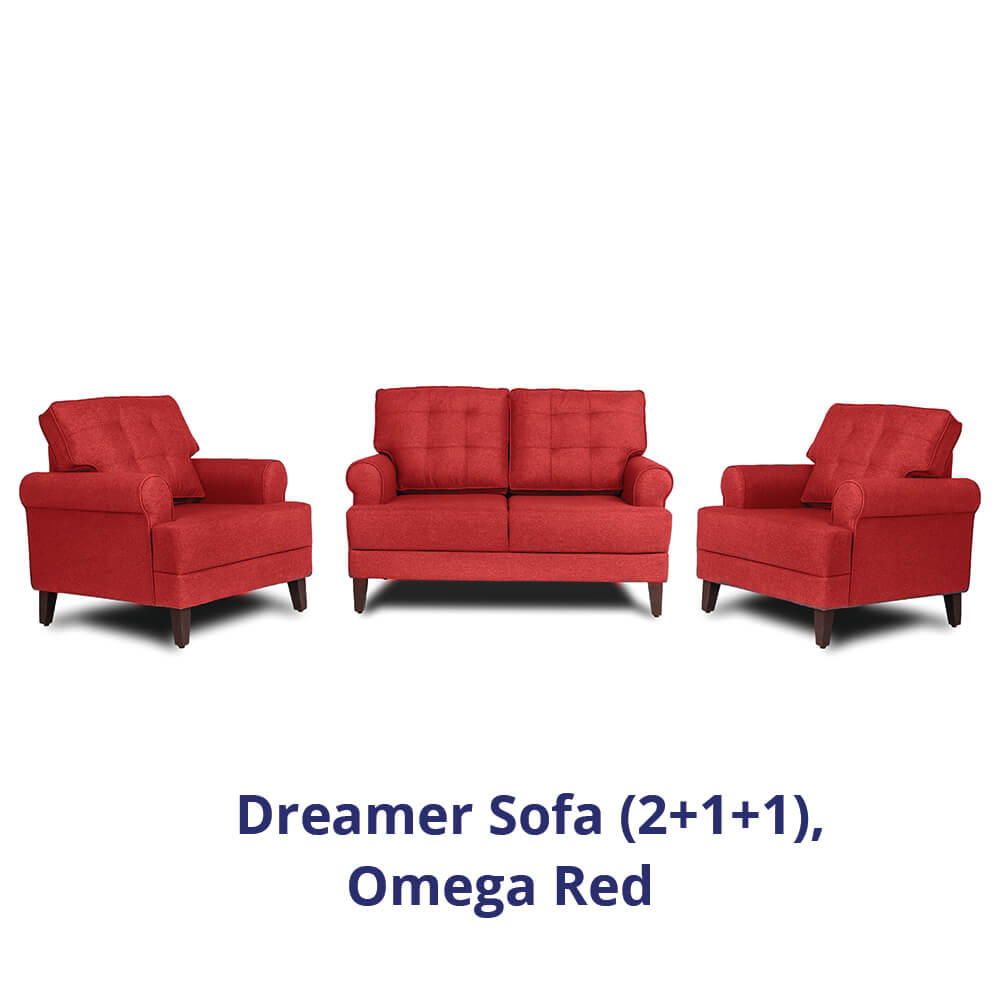 Wakefit Dreamer Sofa Set (2+1+1)
