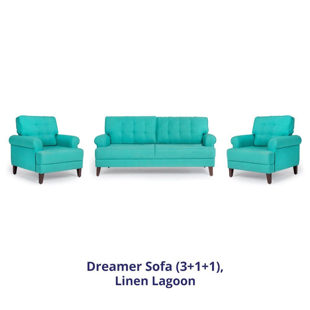 Wakefit Dreamer Sofa Set (3+1+1)