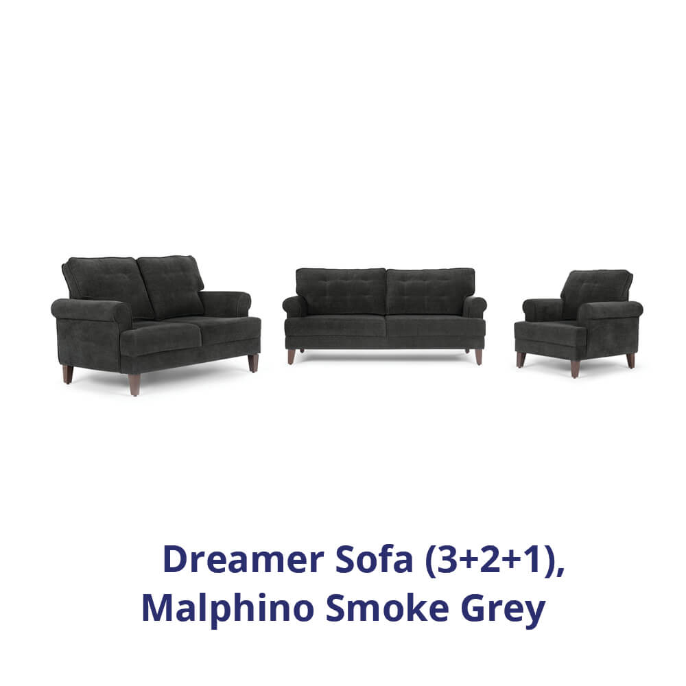 Wakefit Dreamer Sofa Set (3+2+1)