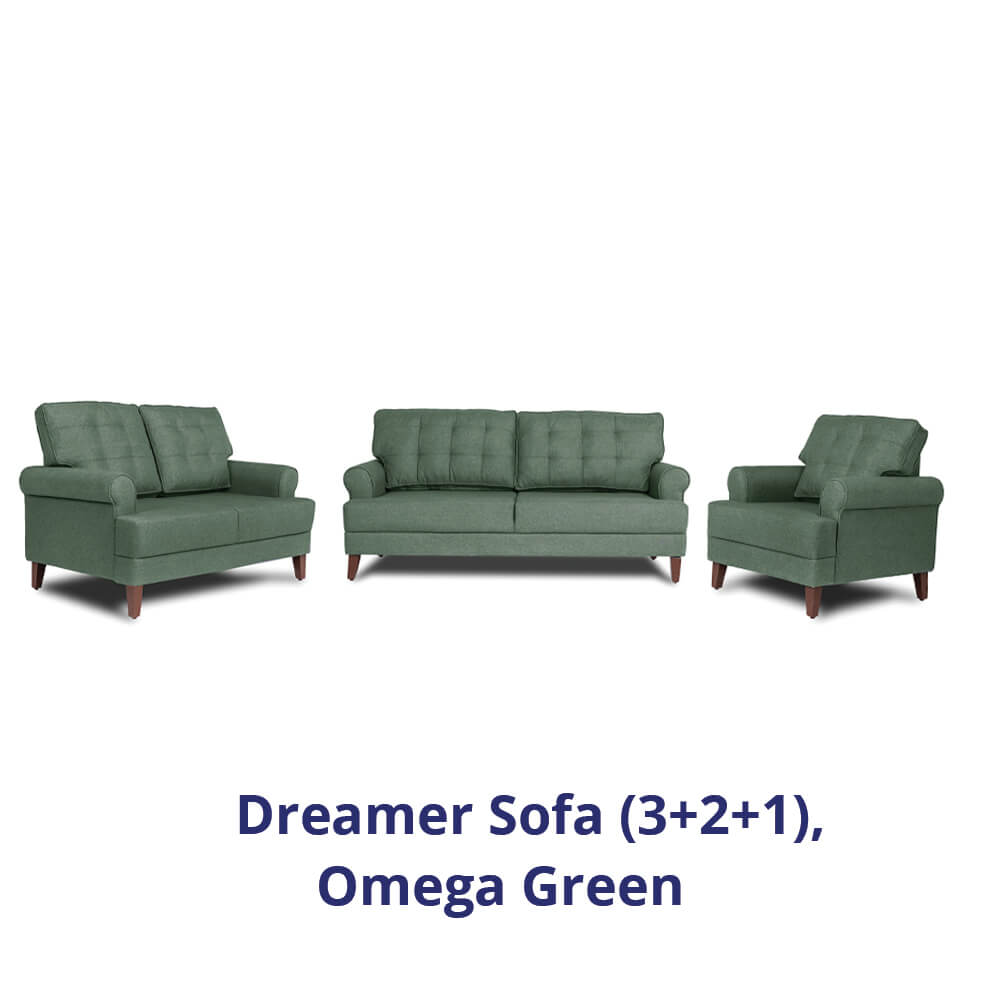 Wakefit Dreamer Sofa Set (3+2+1)