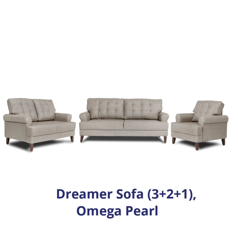 Wakefit Dreamer Sofa Set (3+2+1)