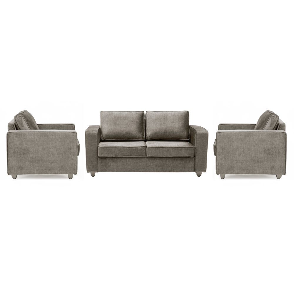 Wakefit Napper Plus Sofa Set - (2+1+1) Vogue Taupe