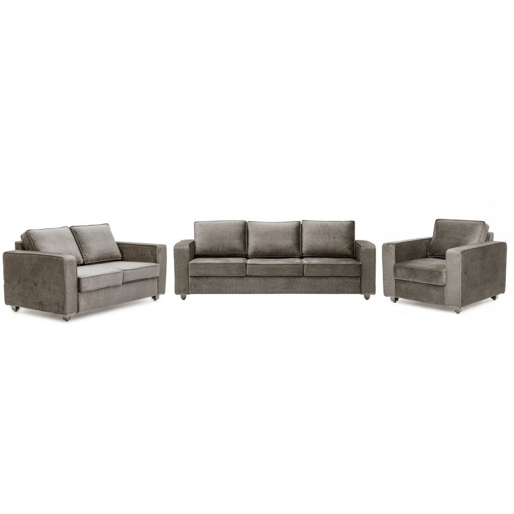 Wakefit Napper Plus Sofa Set - (3+2+1) Vogue Taupe