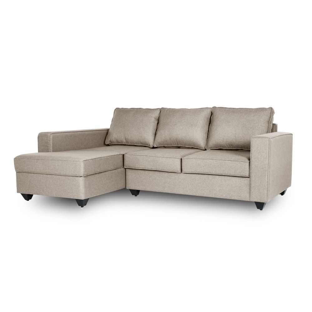 Wakefit Napper L Shape Sofa Set (2 Seater + Left Aligned Chaise)