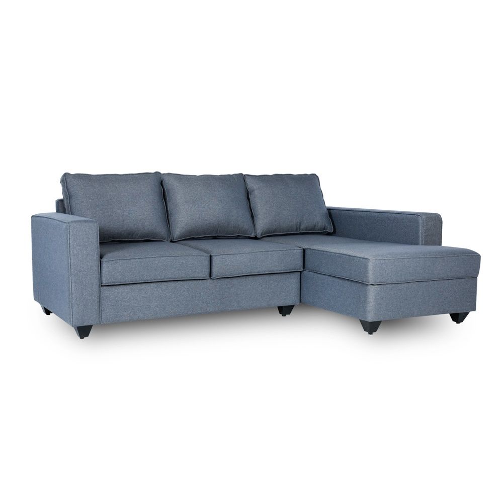 Wakefit Napper L Shape Sofa Set (2 Seater + Right Aligned Chaise)