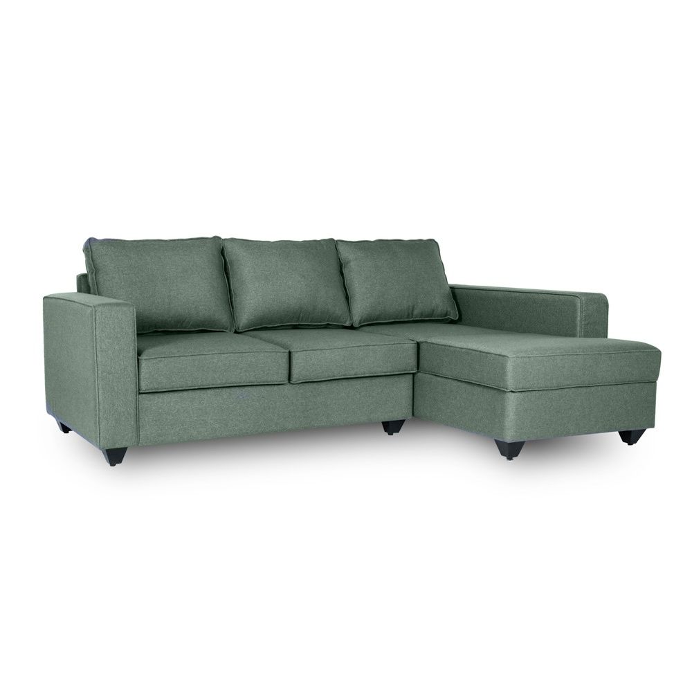 Wakefit Napper L Shape Sofa Set (2 Seater + Right Aligned Chaise)