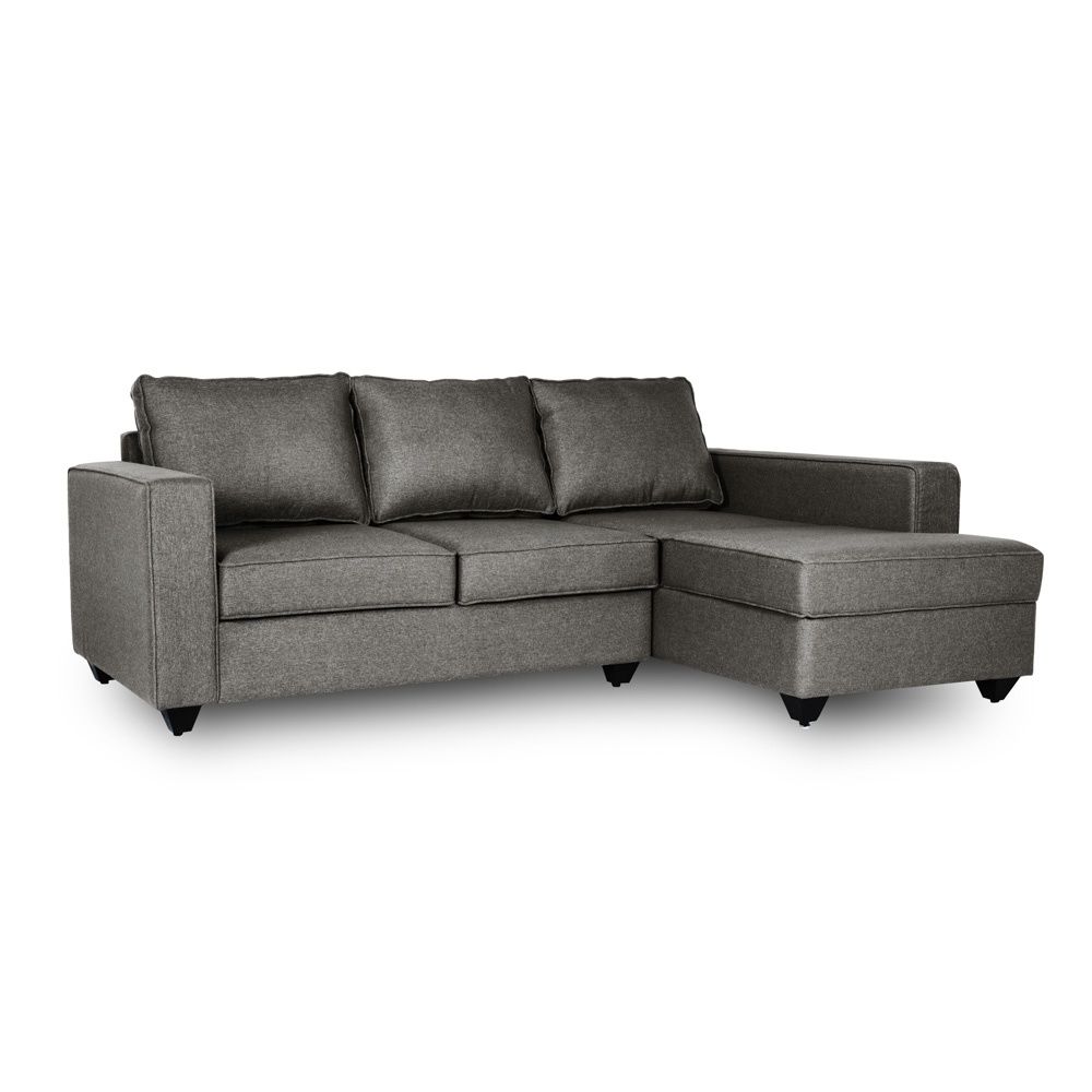 Wakefit Napper L Shape Sofa Set (2 Seater + Right Aligned Chaise)