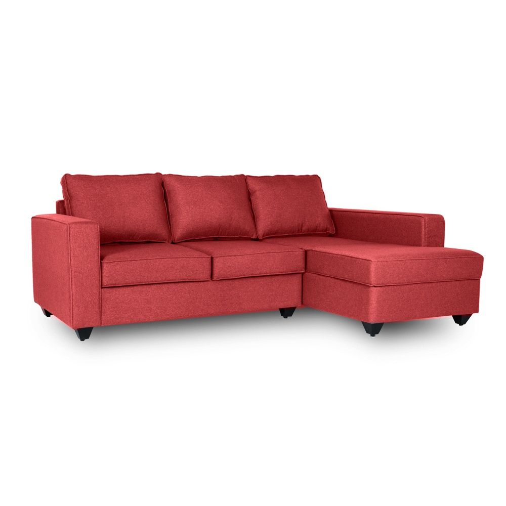 Wakefit Napper L Shape Sofa Set (2 Seater + Right Aligned Chaise)