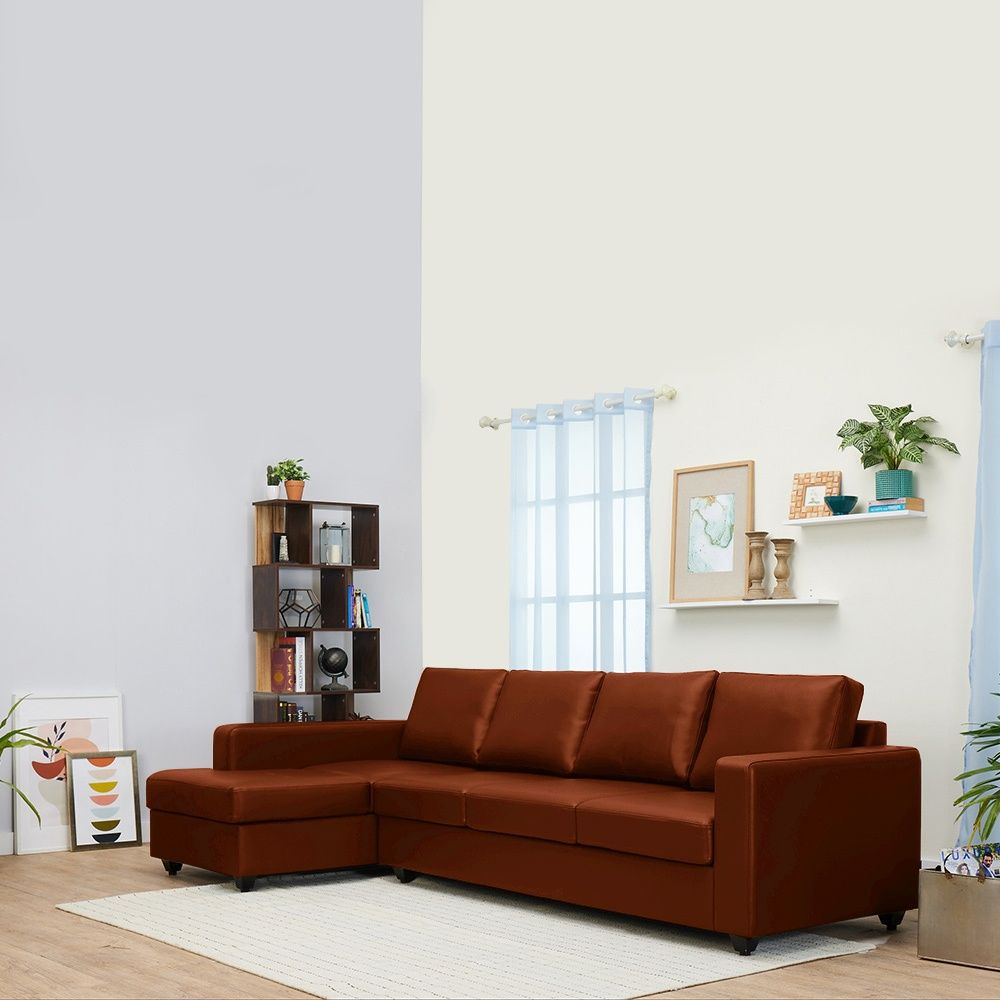 Wakefit Napper L Shape Sofa Set (3 Seater + Right Aligned Chaise)