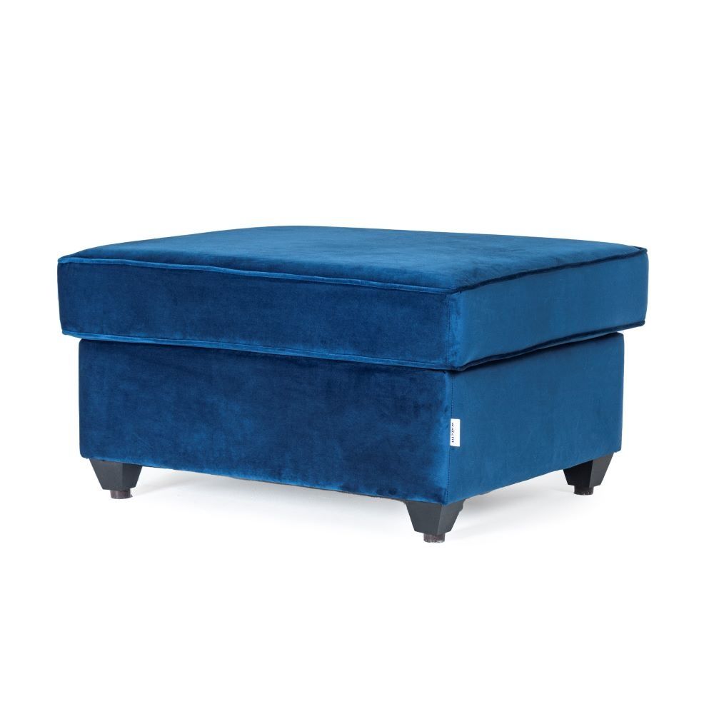 Wakefit SnoozePro Ottoman - Velvet Blue