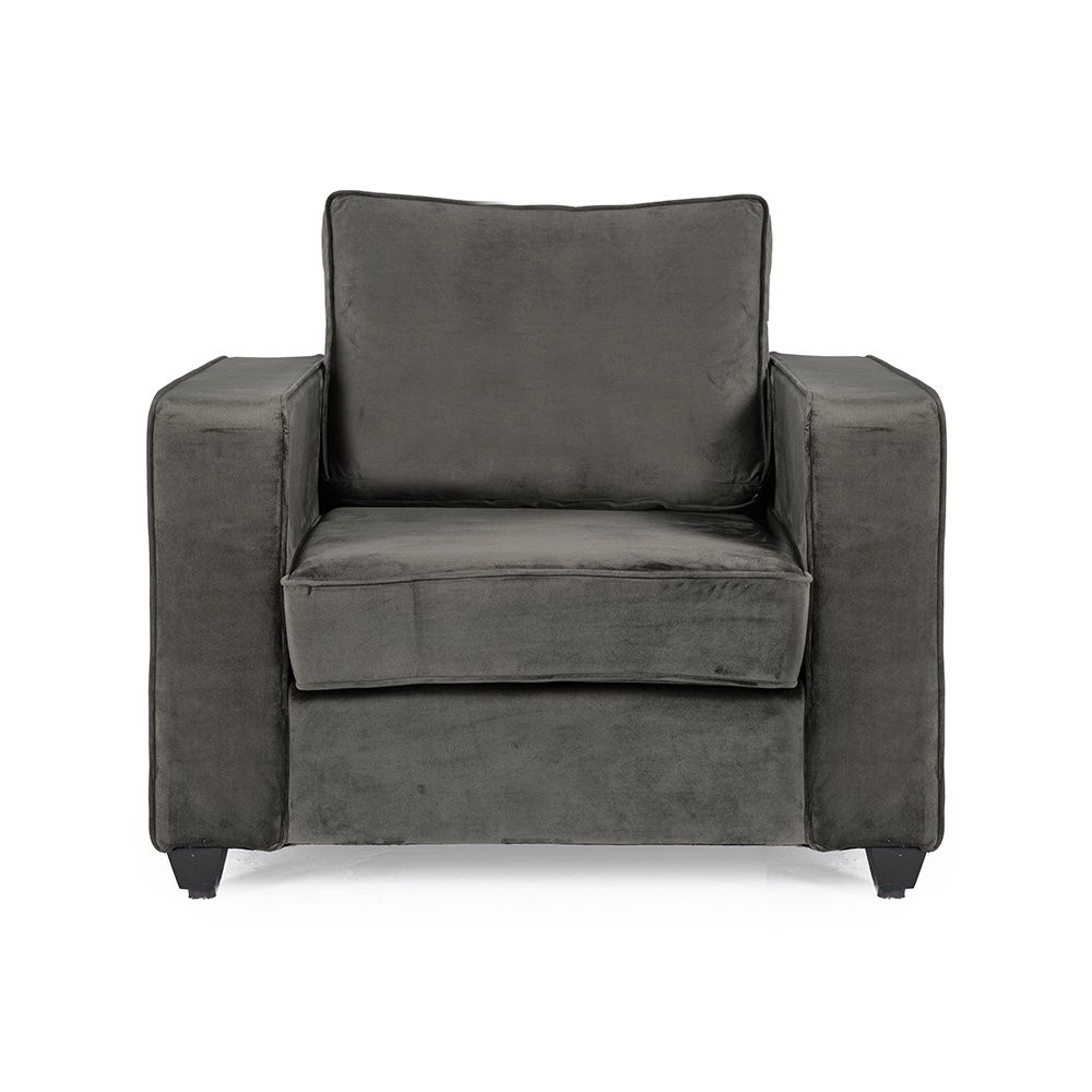 Wakefit Napper Sofa - Single Seater - Vel Tuscan Tan