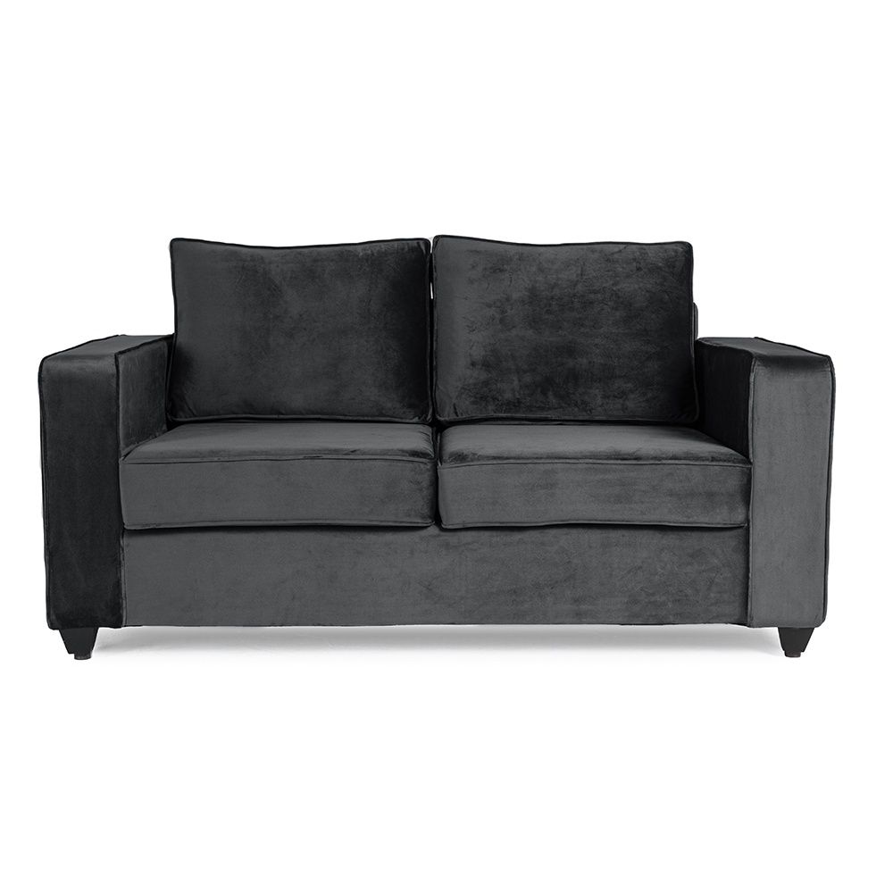 Buffer Couch Surfers Black サイズ4 L Shaped Sofa: Buy Napper 4 seater Sectional Sofa Set Online at
