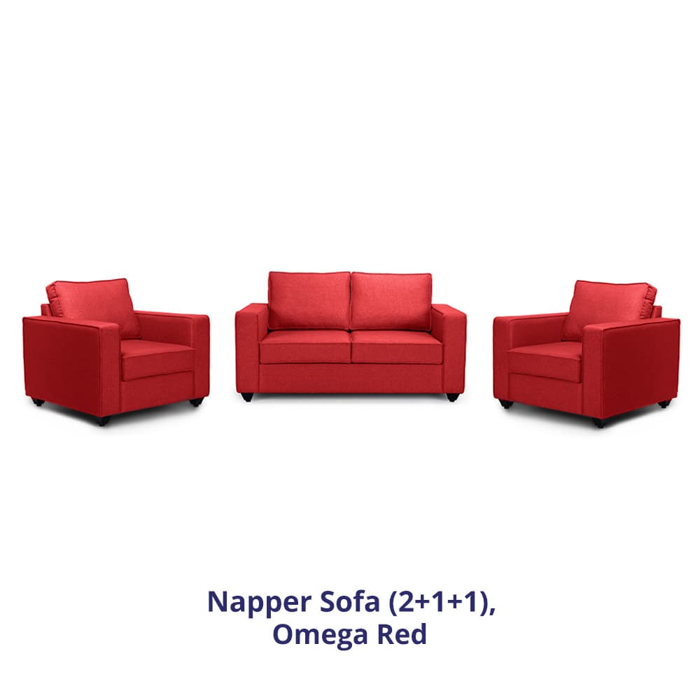Wakefit Napper Sofa Set (2+1+1)