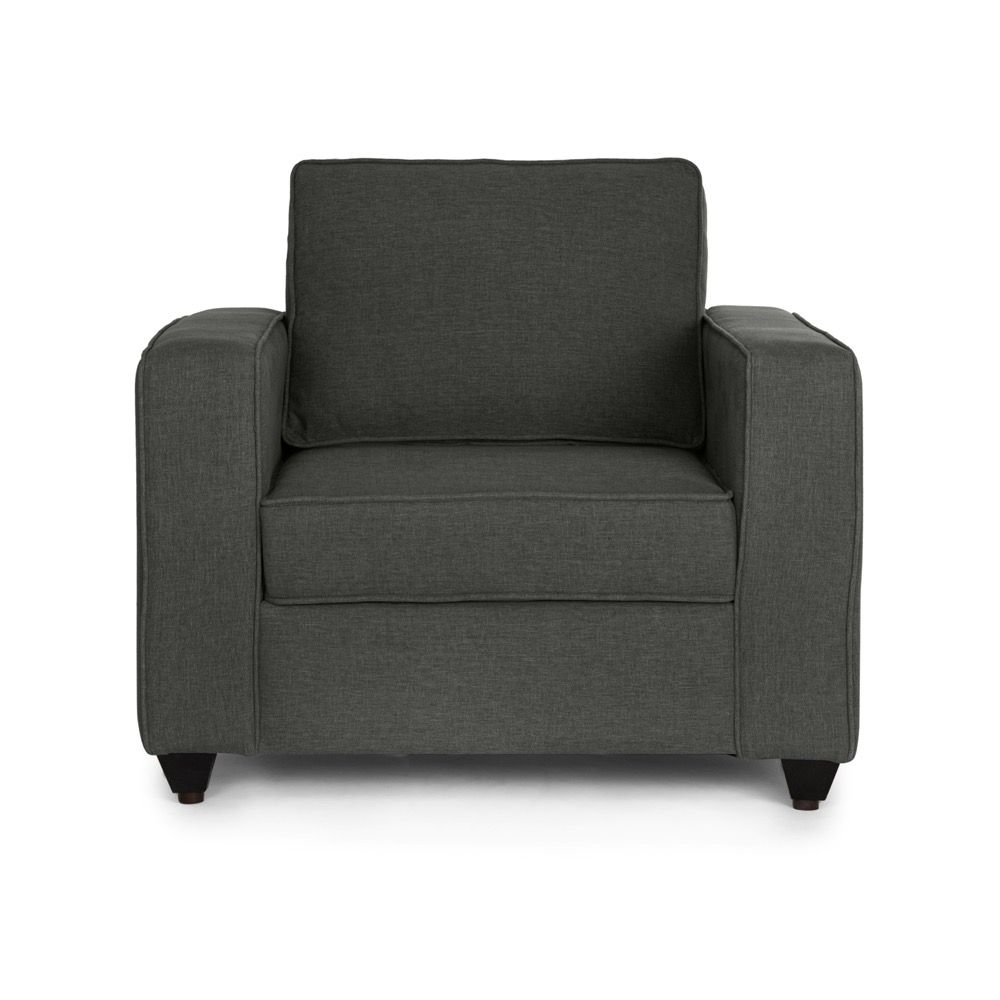 Wakefit Napper Sofa -Single Seater Ash Grey