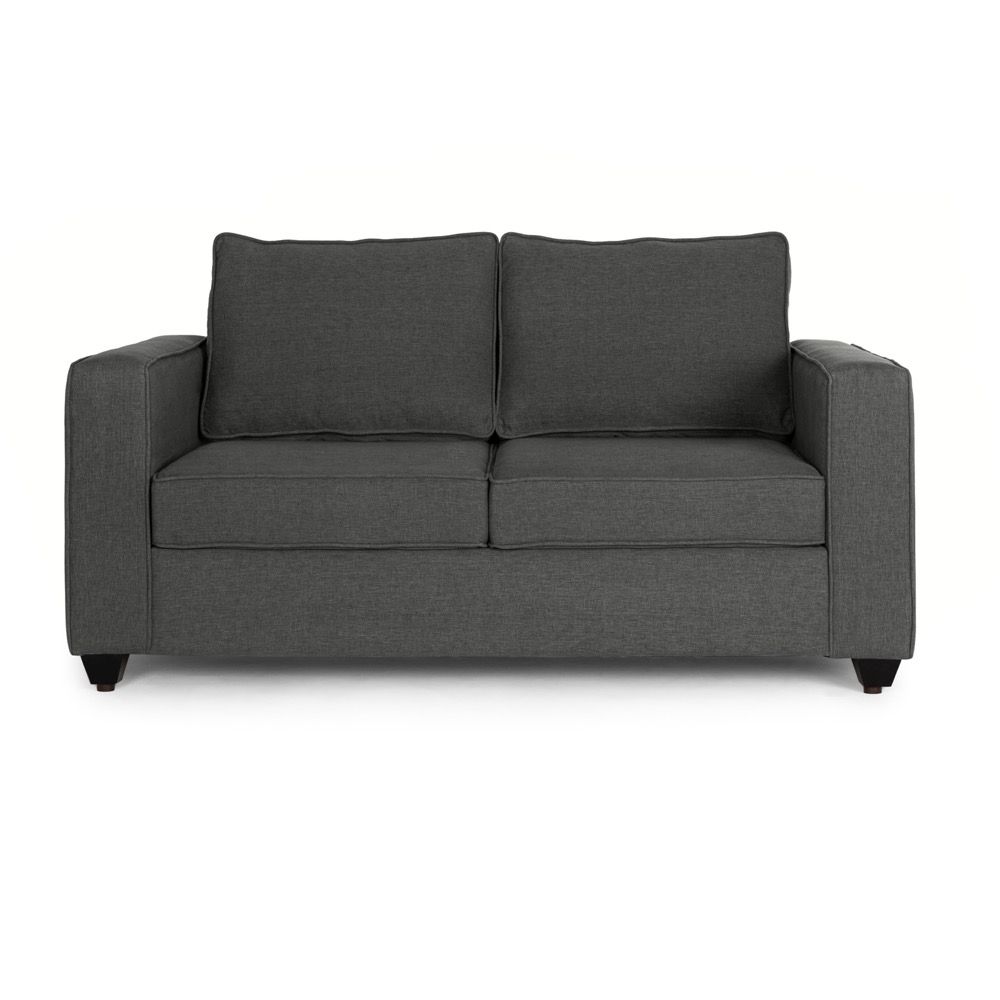 Wakefit Napper Sofa - Two Seater Ash Grey