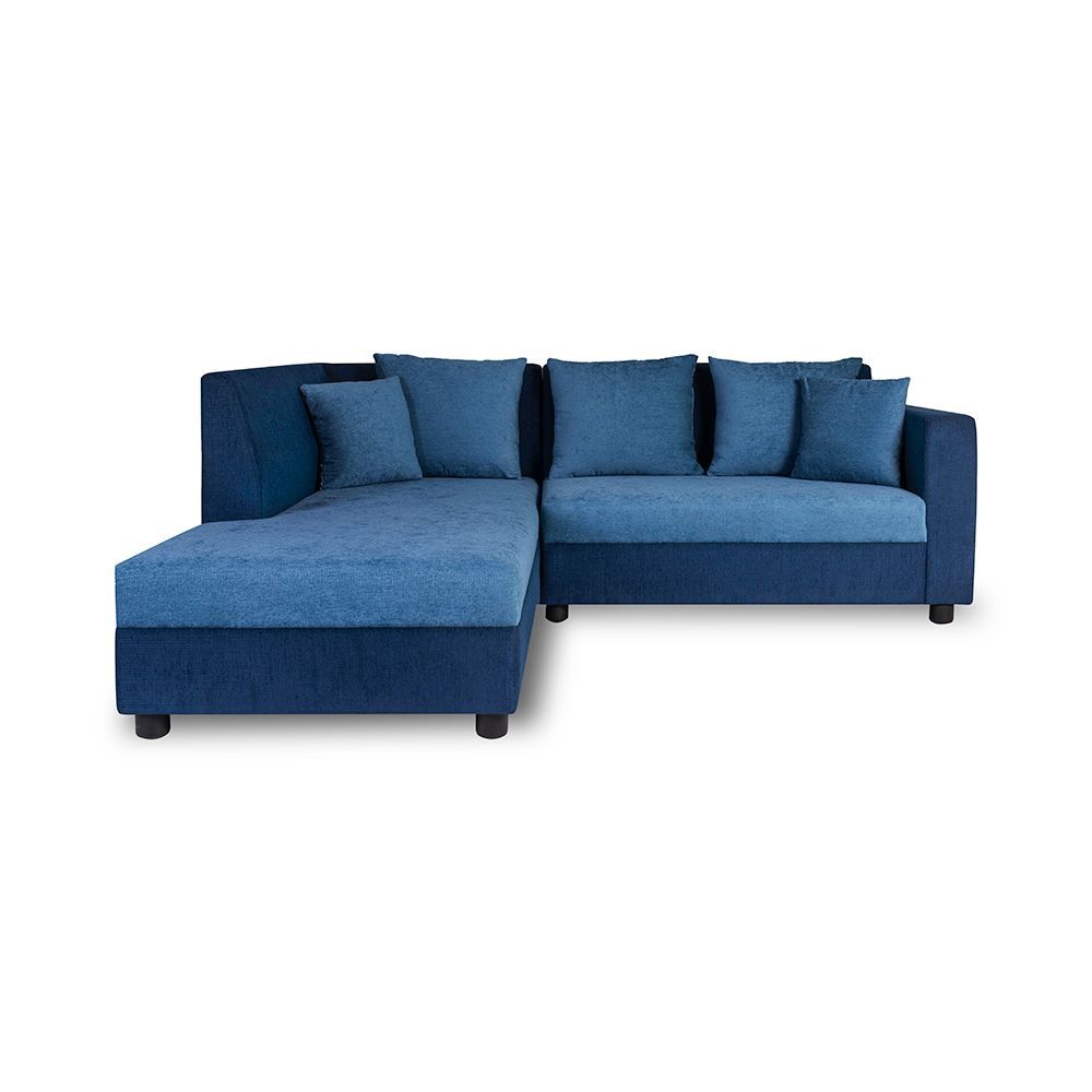 Wakefit Skiver L Shape 5 Seater Sofa Set (2 Seater + Left Aligned Chaise)