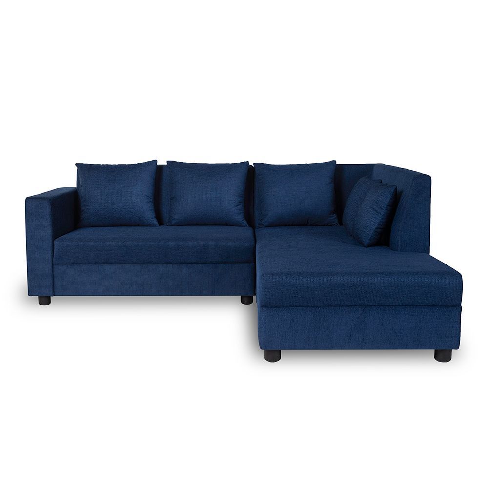 Wakefit Skiver L Shape 5 Seater Sofa Set (2 Seater + Right Aligned Chaise)