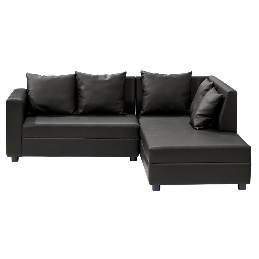 Wakefit Skiver L Shape Sofa Set (2 Seater + Right Aligned Chaise)