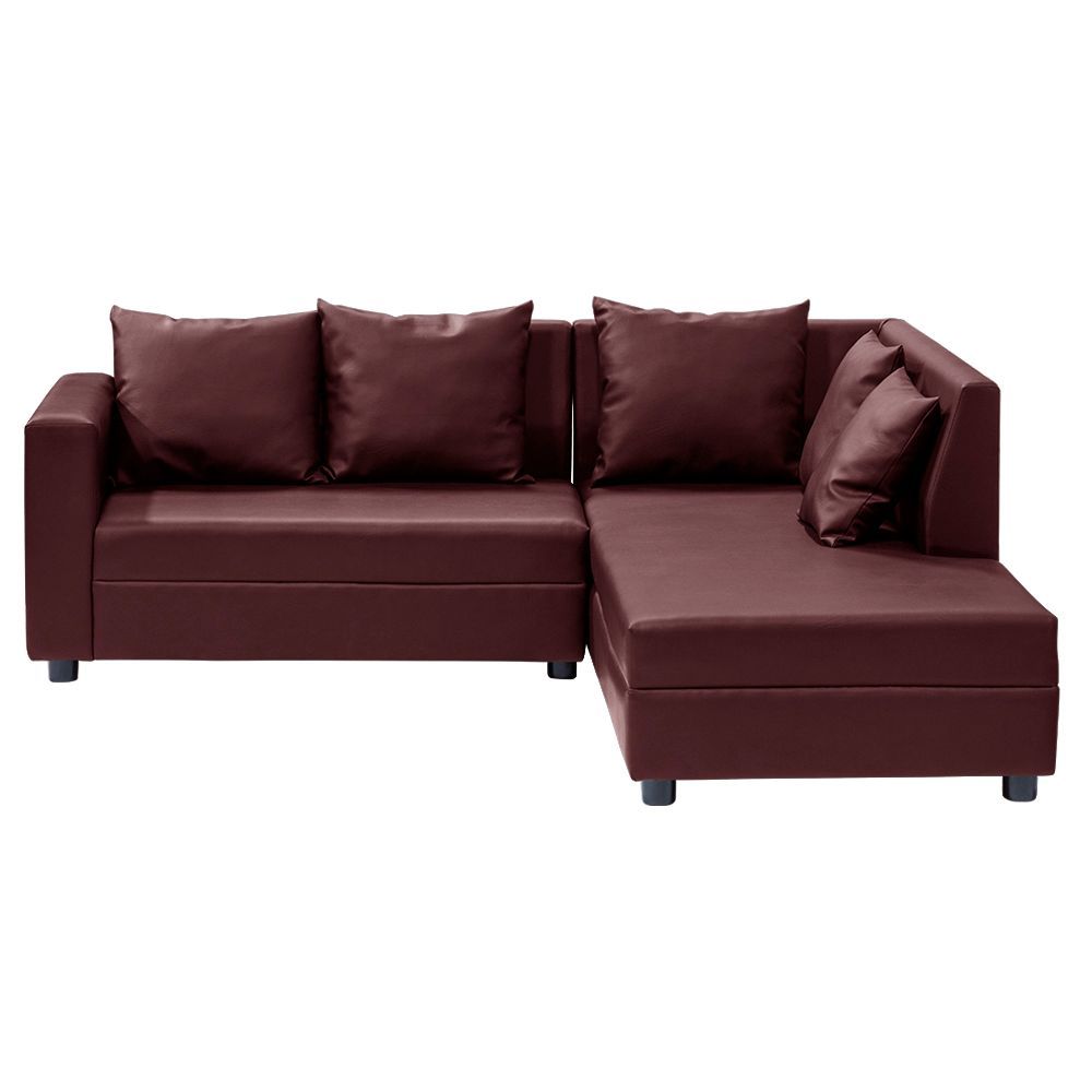 Wakefit Skiver L Shape Sofa Set (2 Seater + Right Aligned Chaise)