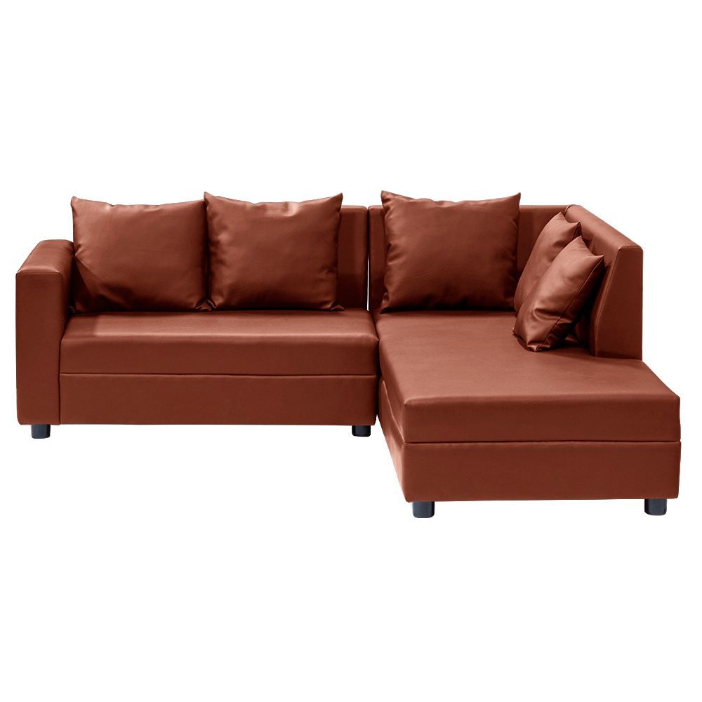 Wakefit Skiver L Shape Sofa Set (2 Seater + Right Aligned Chaise)