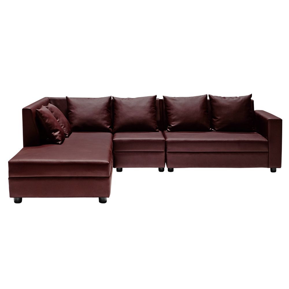 Wakefit Skiver L Shape Sofa Set (3 Seater + Left Aligned Chaise)