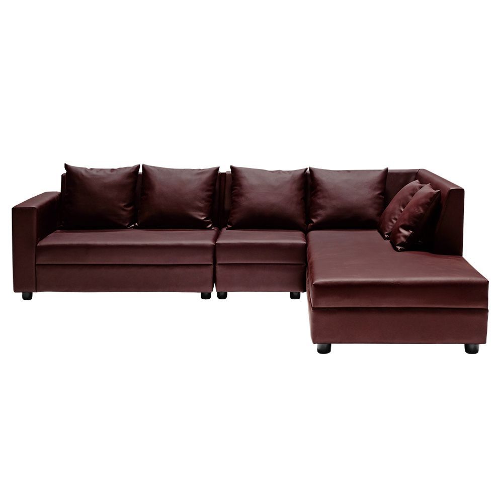 Wakefit Skiver L Shape Sofa Set (3 Seater + Right Aligned Chaise)