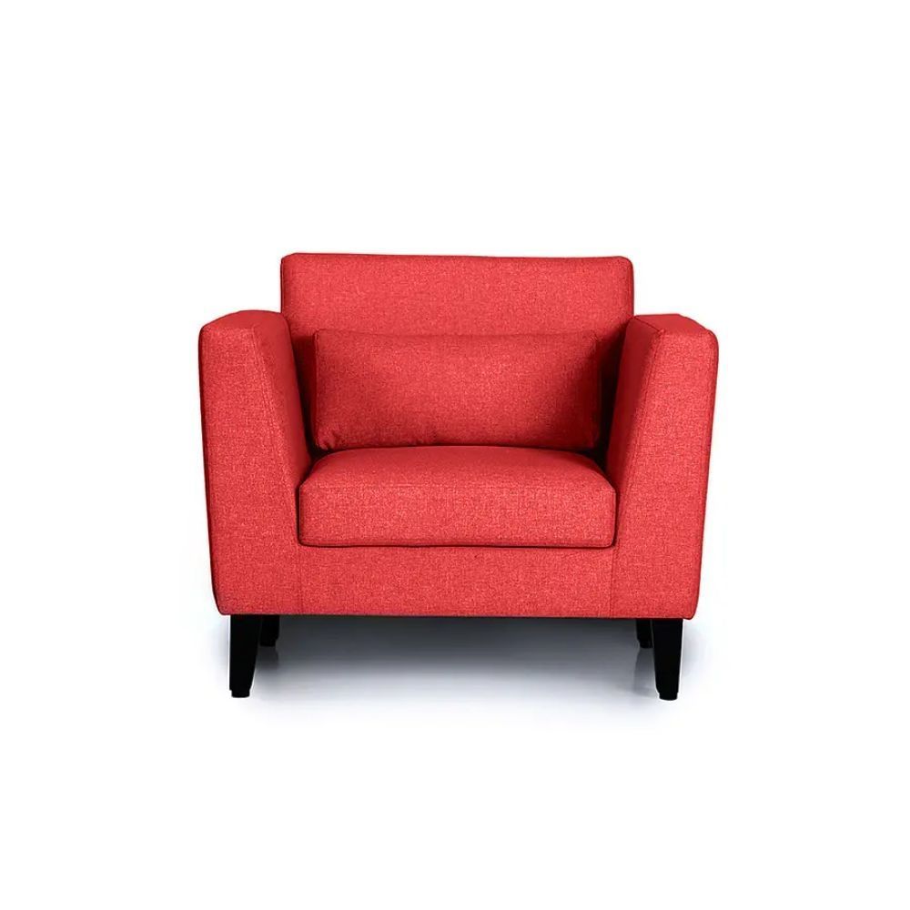 Wakefit SnoozePro Sofa -Single Seater Omega Red