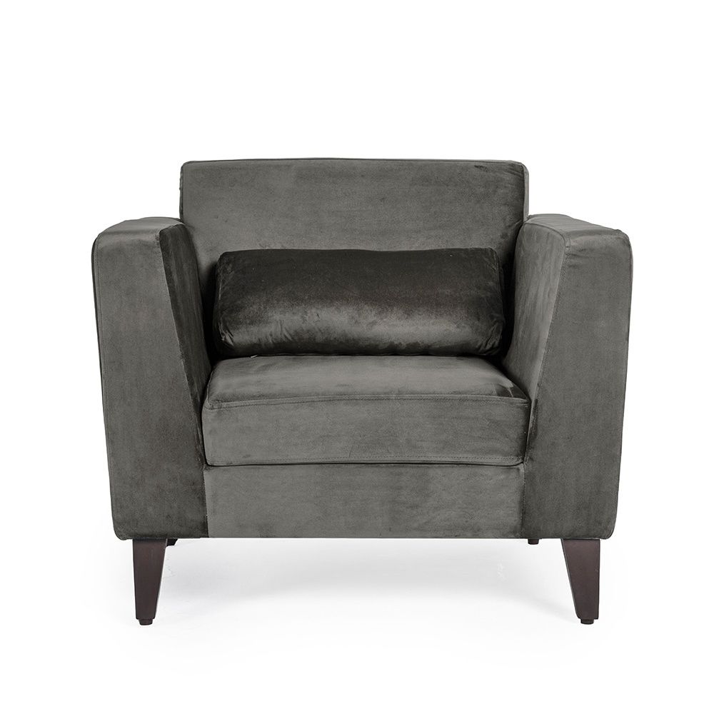 Wakefit SnoozePro Sofa - Single Seater - Velvet Tuscan Tan