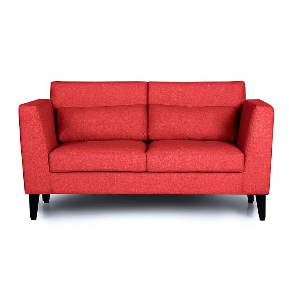 Wakefit SnoozePro Sofa - Two Seater Omega Red