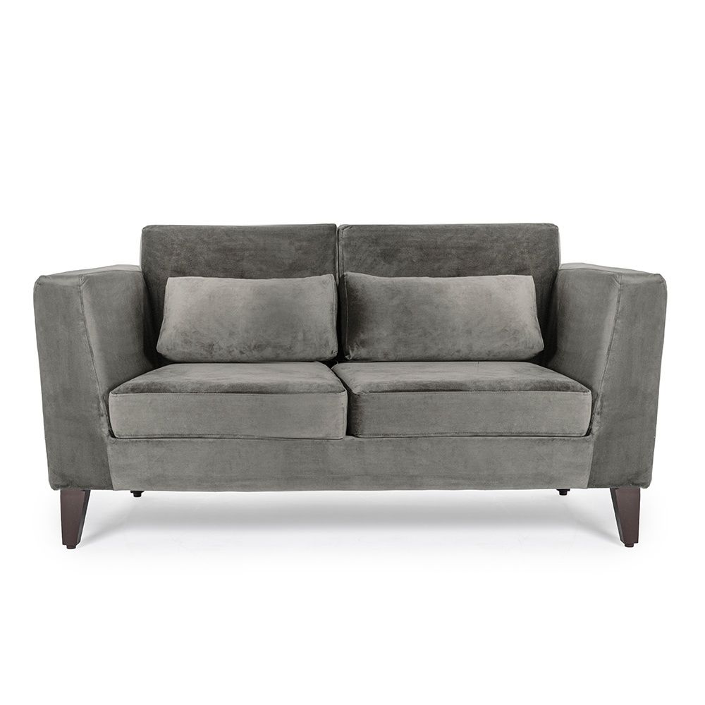 Wakefit SnoozePro Sofa - Two Seater - Velvet Tuscan Tan