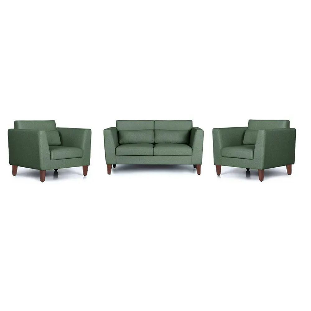Wakefit SnoozePro Sofa Set (2+1+1) Omega Green