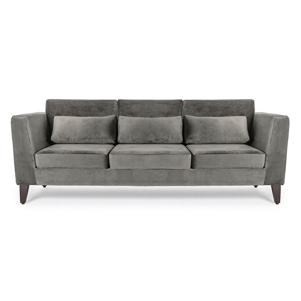 Wakefit SnoozePro Sofa - Three Seater - Vel Tuscan Tan