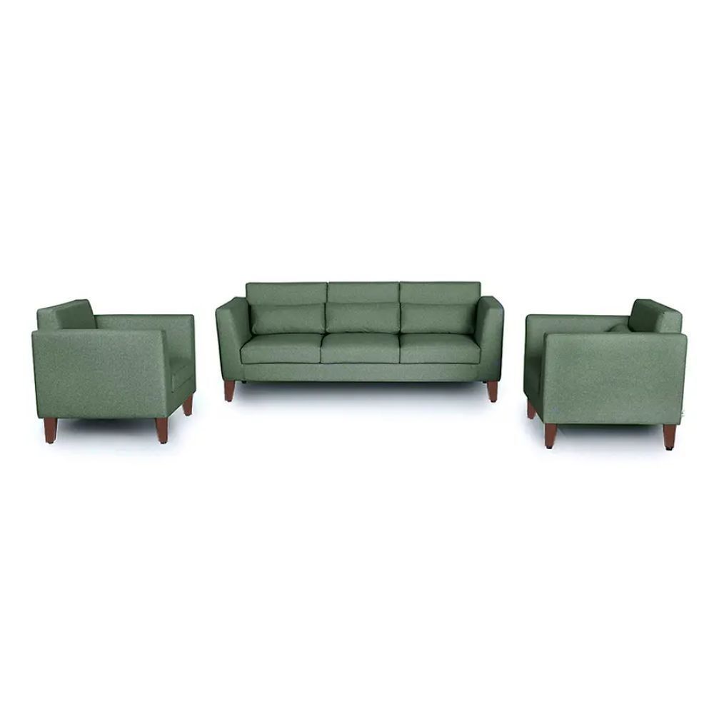Wakefit SnoozePro Sofa Set (3+1+1) Omega Green
